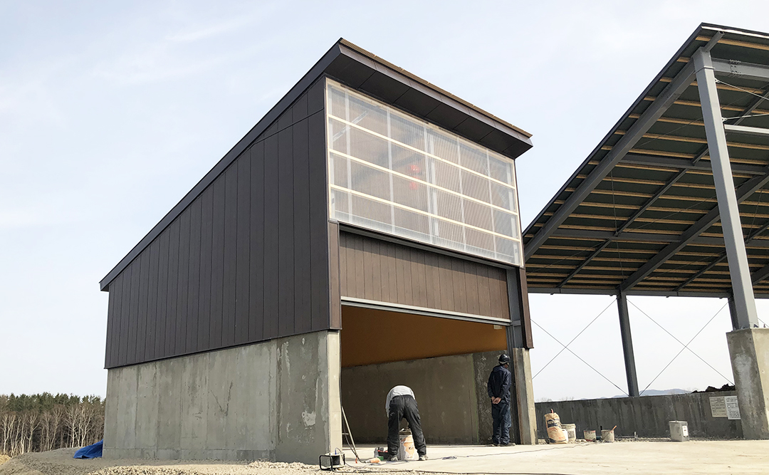 （紋別市）酪農牧場 畜舎建設工事3