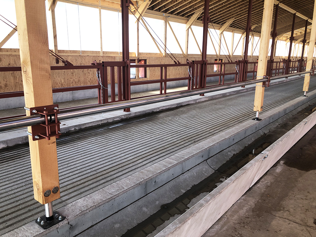 （音更町）畜産牧場 木造畜舎建設工事2