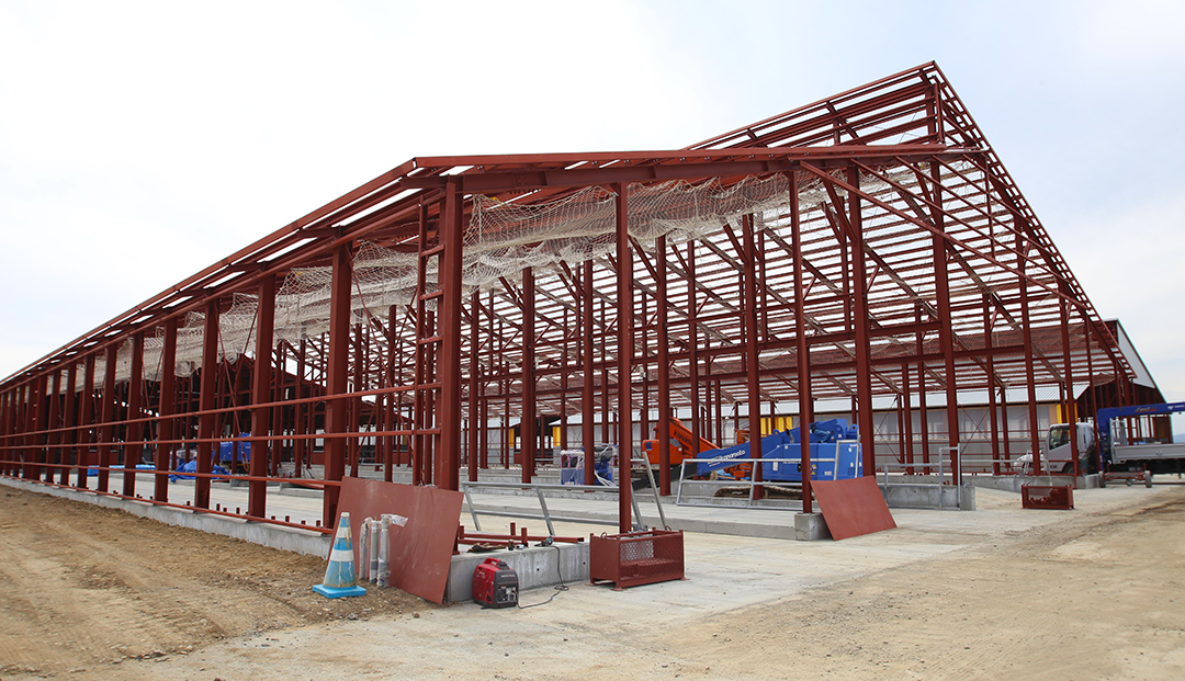 （清水町）酪農牧場 畜舎建設工事2