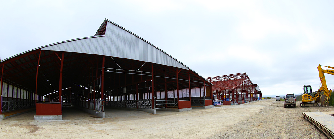 （清水町）酪農牧場 畜舎建設工事3